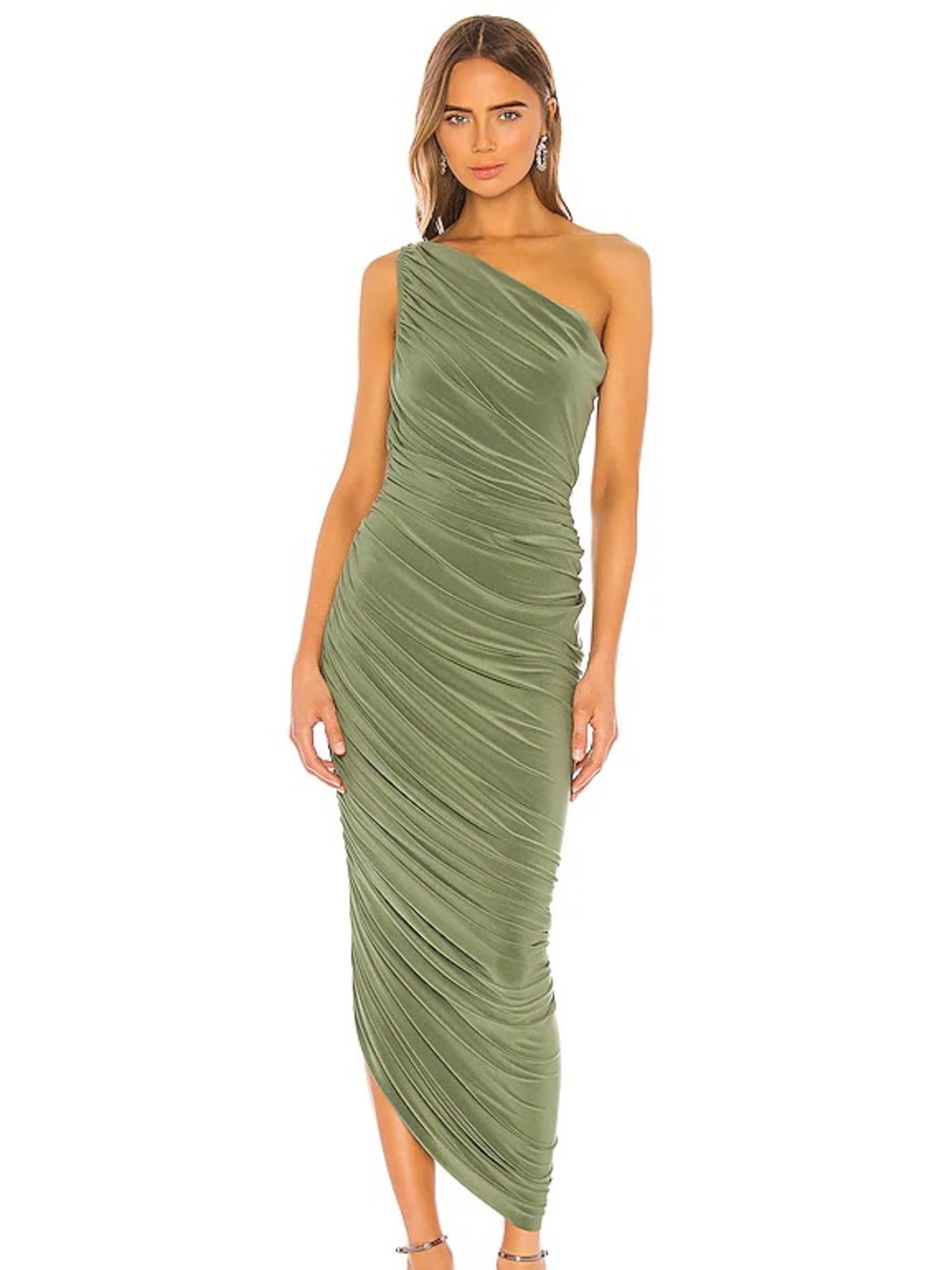 Norma Kamali Diana Dress in Celadon S